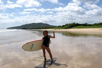 Learn to surf with lessons at Playa Grande